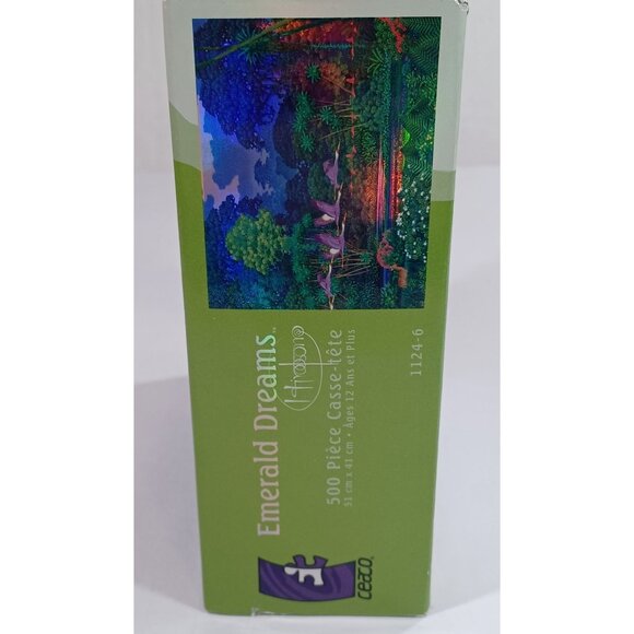 New  Hiro Isono Emerald Dreams 500 Pc Jigsaw Puzzle Ceaco Holographic Art  2005 - Picture 8 of 9